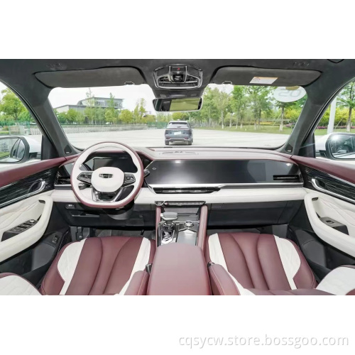 2.0T Geely 2021 Xingyue L Tugella Sup внедорожник Бензиновый автомобиль светодиодная камера Многофункциональная автоматическая люк-алюминиевый сплав 12 кожаный темный